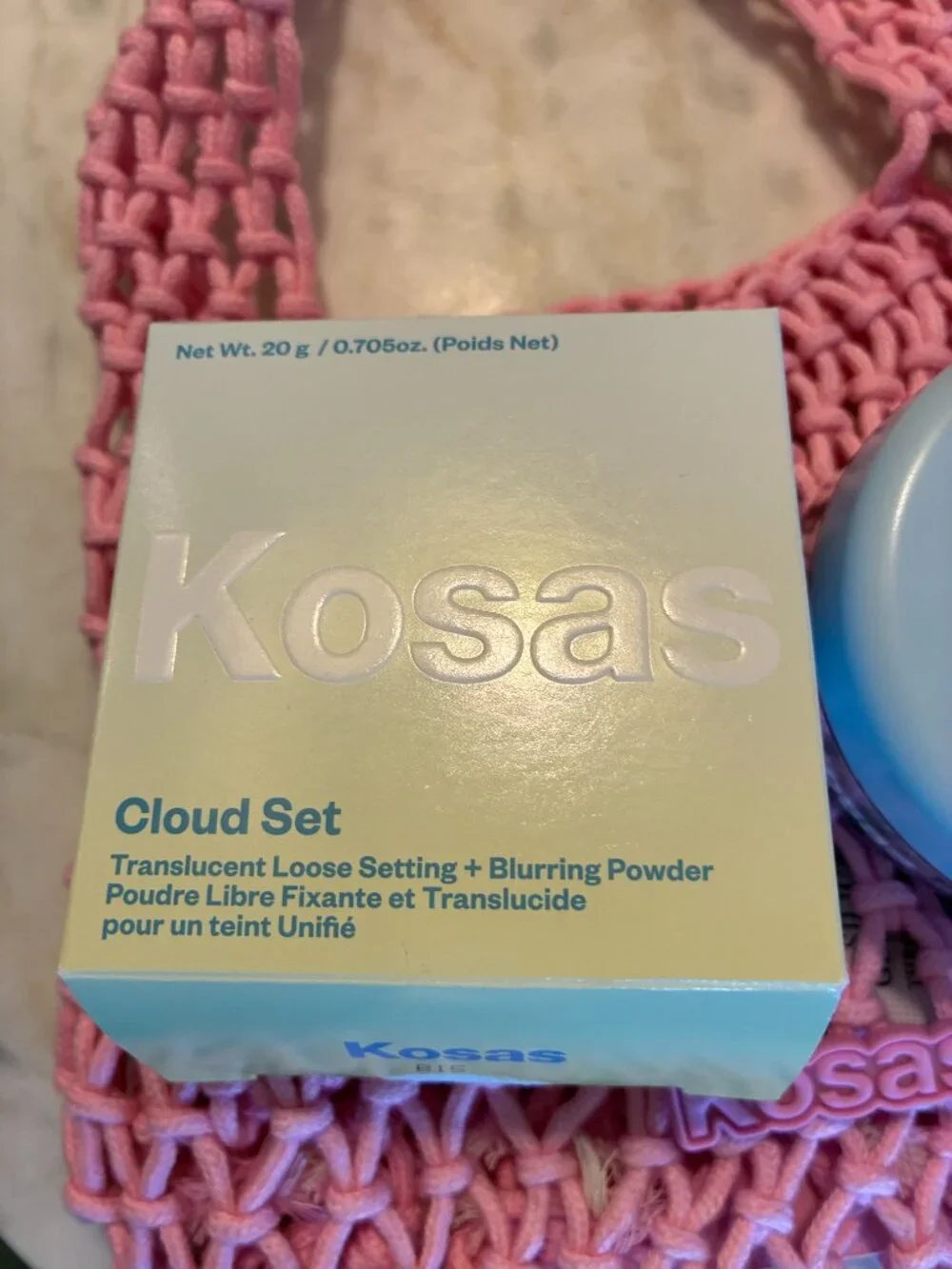 Kosas Cloud Set Translucent Candy Rose Ultra Transparent Powder w/ Bag NEW